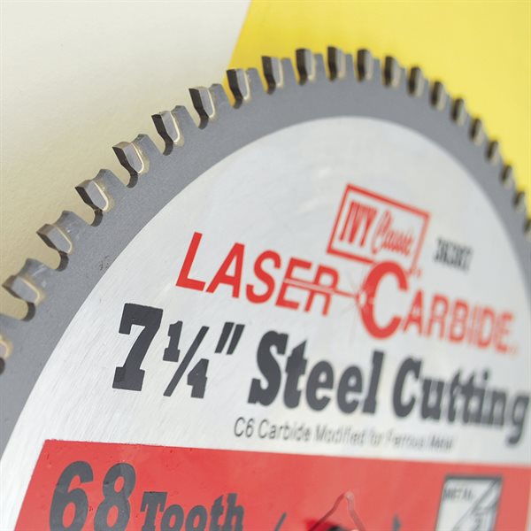 7-1/4" x 68T Steel Cutting Carbide Blade 5/8"Dia. arbor