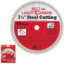 7-1/4" x 68T Steel Cutting Carbide Blade 5/8"Dia. arbor