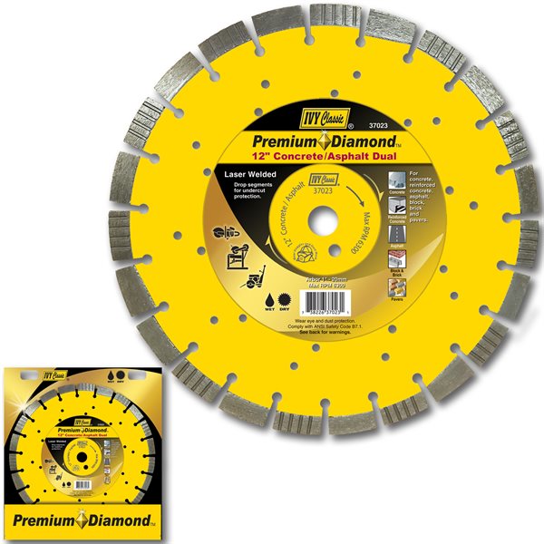 12" Concrete/Asphalt Dual Premium Diamond Blade