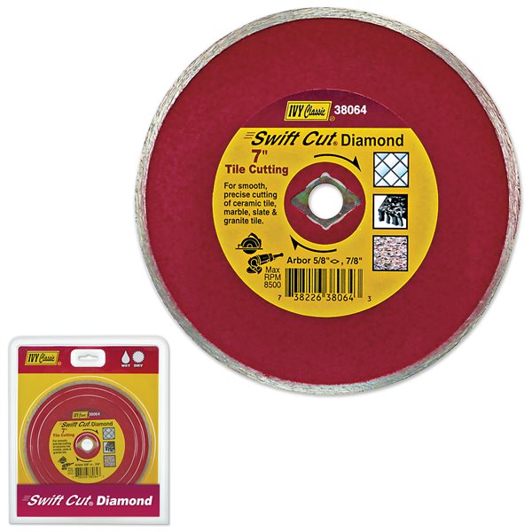 7" Tile Cutting Diamond Blade