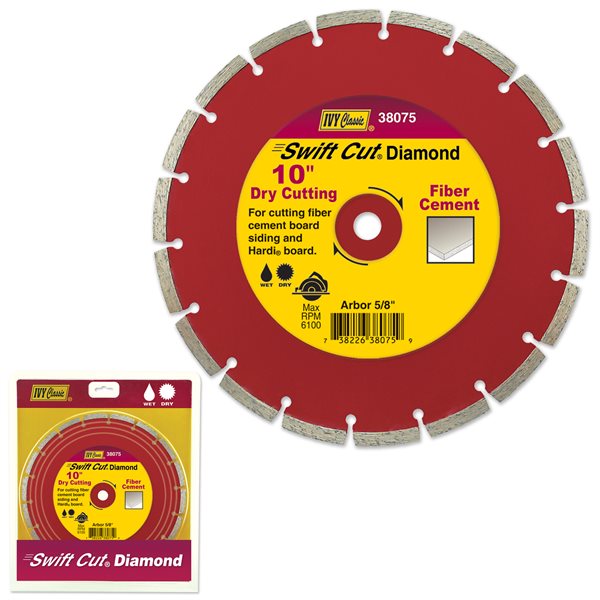 10" Fiber-Cement Diamond Blade