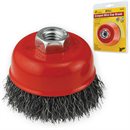 4" Crimped Wire Cup Brush 5/8-11 Arbor