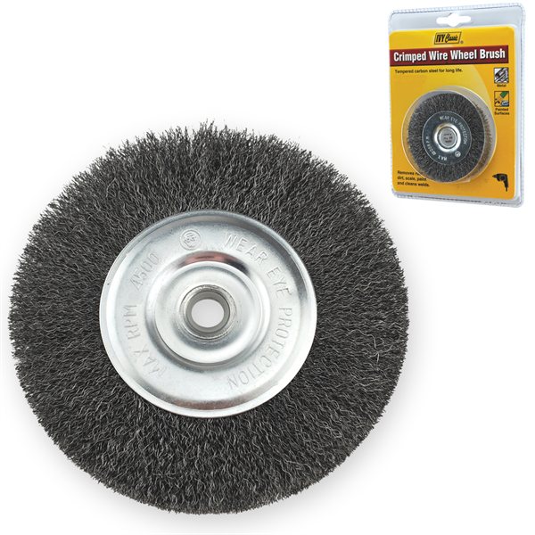 3" Crimped Wire Wheel Brush Coarse