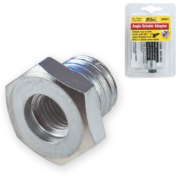 Angle Grinder Adapter 5/8"-11 M10x1.25mm