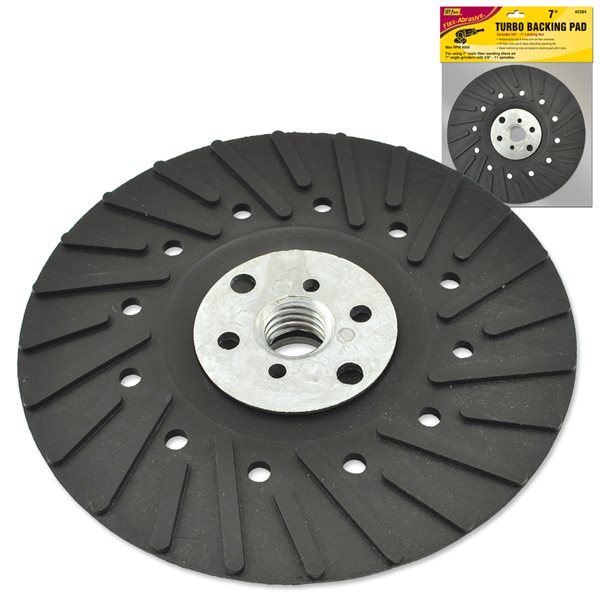 7" Turbo Backing Pad 5/8-11" Thread