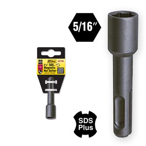 5/16 x 2-1/2"  SDS Plus® Mag Nut Setter Carded