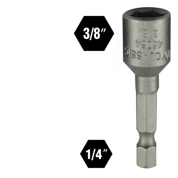 3/8 x 1-7/8" Hex Mag. Nut Setter