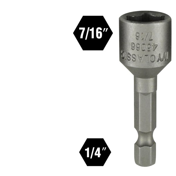 7/16 x 1-7/8" Hex Mag. Nut Setter