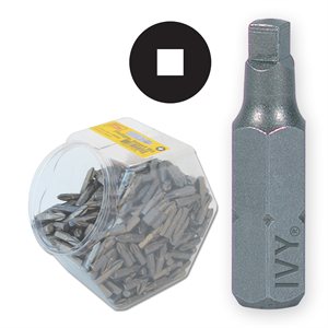 500 Pc. 1" #2 Square Insert Bit