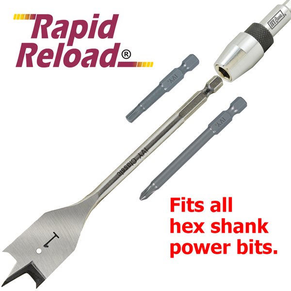 6" Rapid Reload® Power Bit Holder