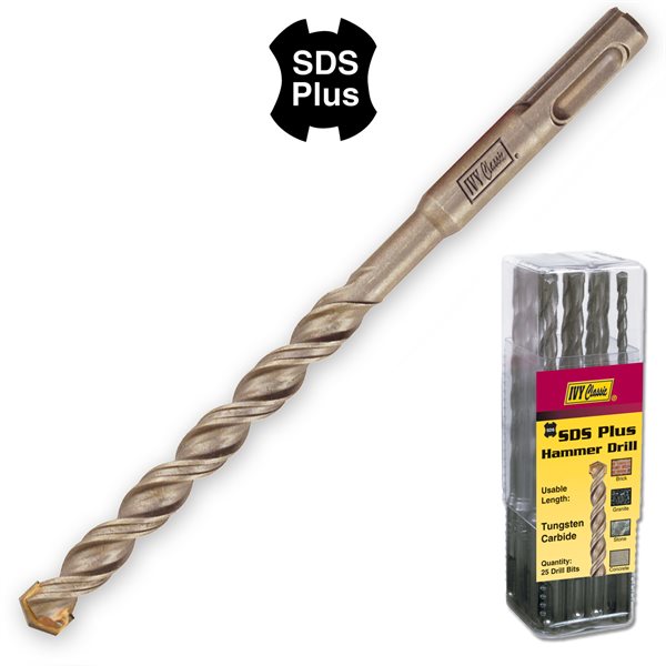 3/16 x 4" SDS Plus Hammer Drill Bit