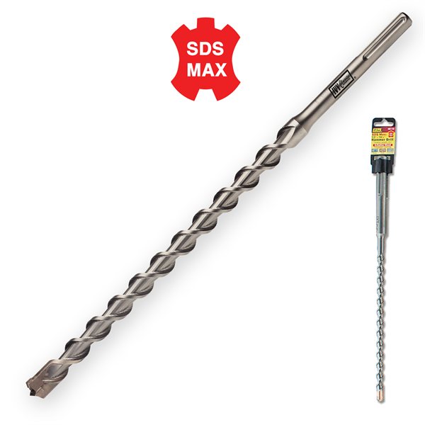 1/2 x 14.5" SDS Max 4 Cutter Hammr Drill Bit