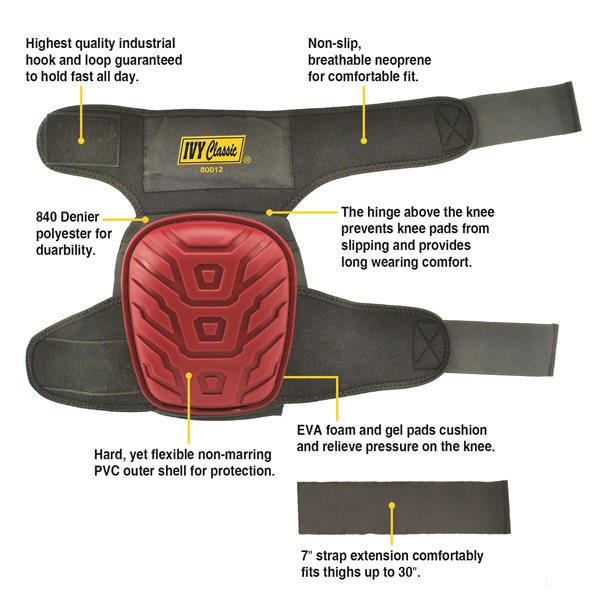 Professional Hinged Gel Knee Pads