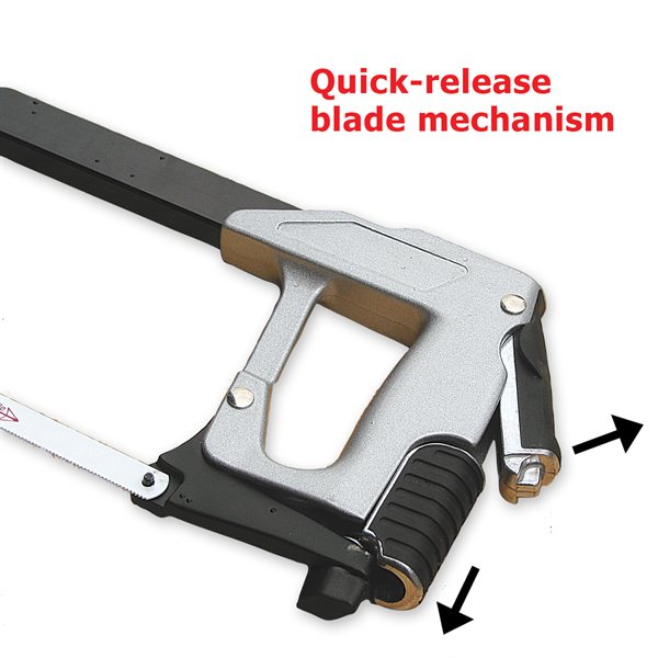 12" Quick Release Hacksaw w/ Bi-Met Blade