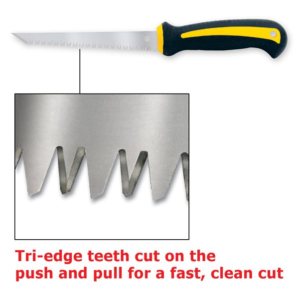 Pro Wallboard Tri-Edge Saw Rubber Grip