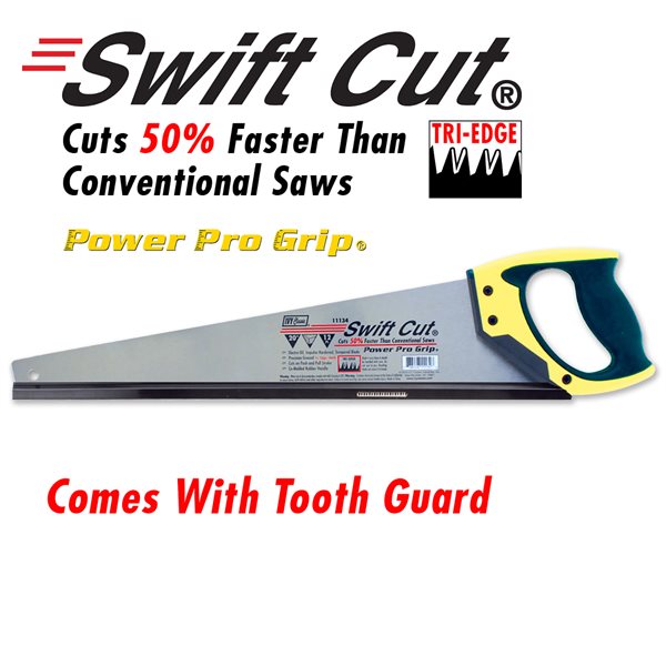 20" Swift Cut Tri-Edge Saw Rubber Grip