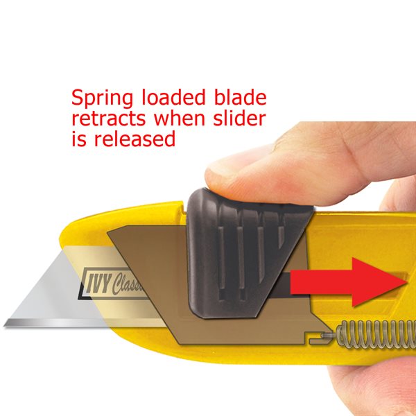 Self Retracting Safety Utility Knife