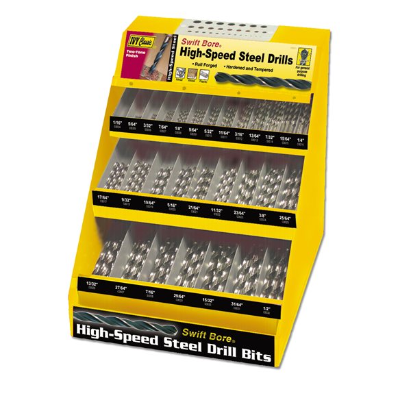 Swift Bore HSS Drill Bit Display - Bulk