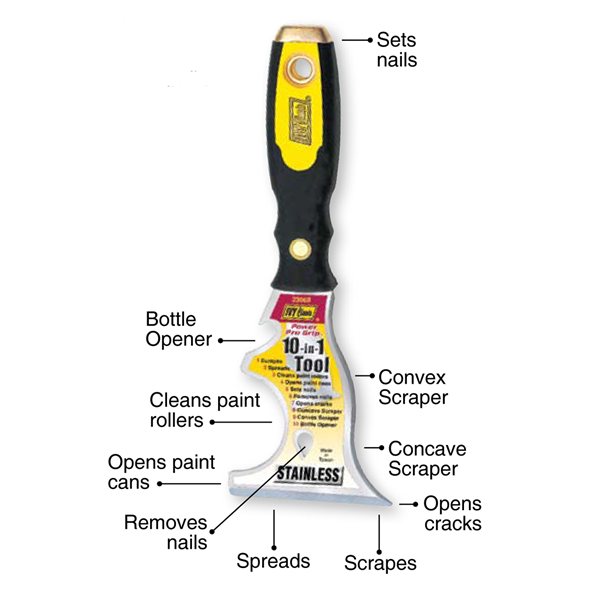 10-In-1 Pro Grip Painter's Tool