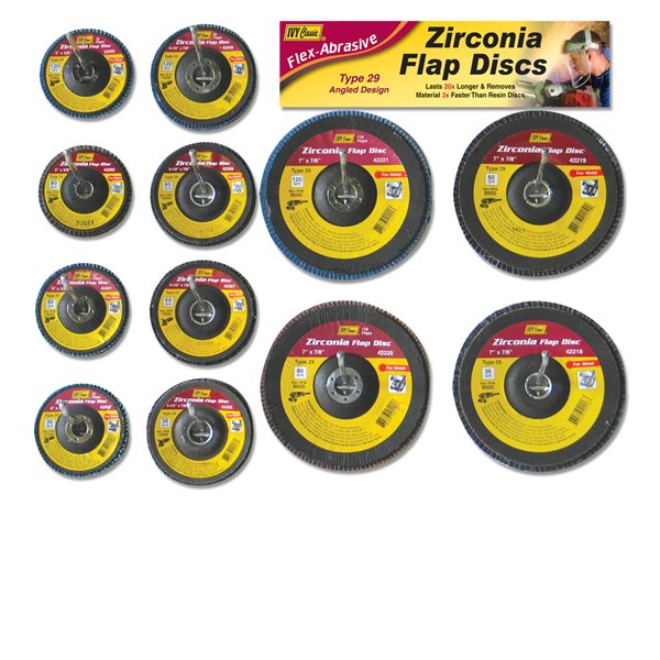 Zirconia Flap Disc Display