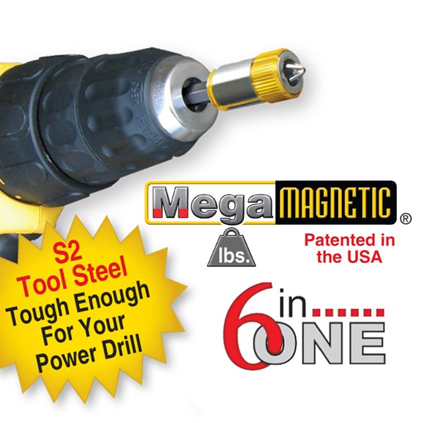 6-in-1 Mega Mag Screwdriver- Discontinued-replaced by 17064