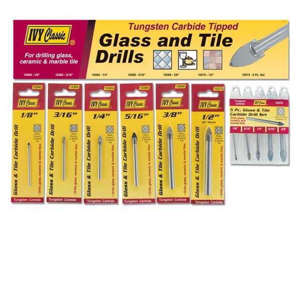 Glass & Tile Drill Bit Display