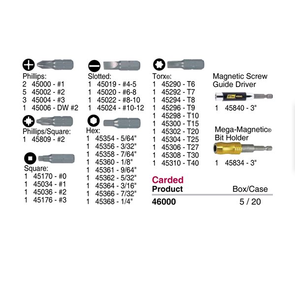 42 pc. All Purpose Screwdriving Set