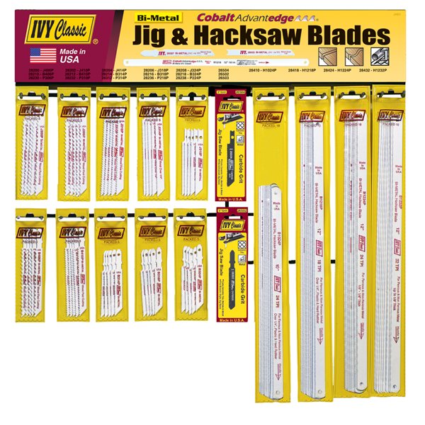 Jig & Hack Blade Display - Pouched  -  Discontinued-Replaced by JHD