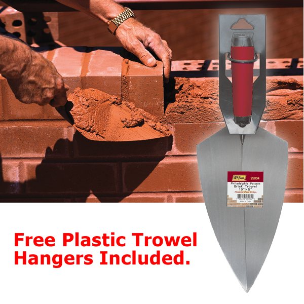 10" Philadelphia Brick Trowel - Pro Grip