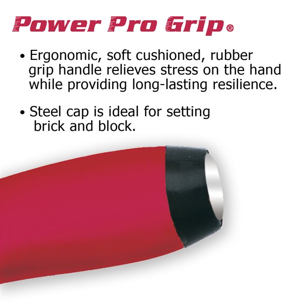 7 x 4-1/2" Tile Setter Trowel - Pro Grip