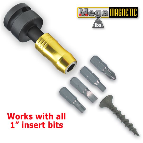 3/8" impact to 1/4" hex driver Carded