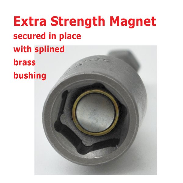 5/16 x 1-7/8" Hex Mag. Nut Setter Carded