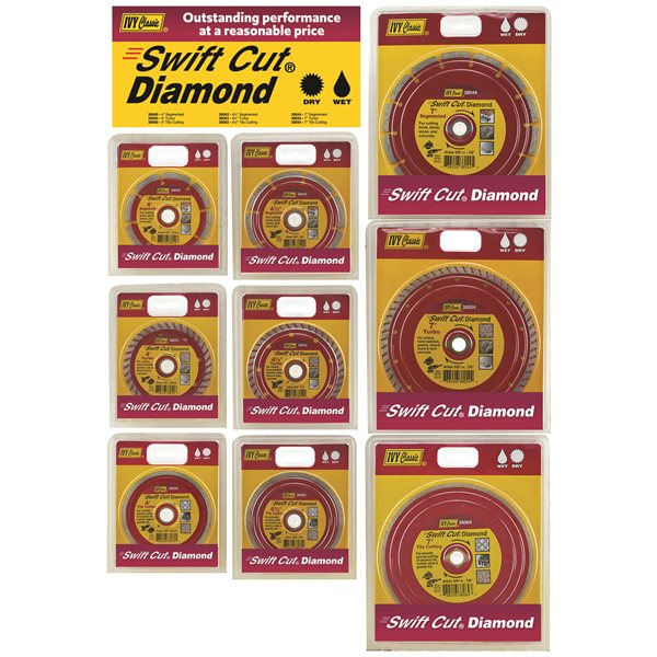 Swift Cut Diamond Blade Display