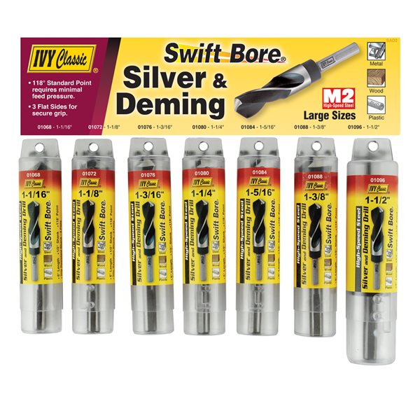 Silver & Deming Drill Display-Large Sizes