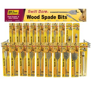 6" Swift Bore Wood Spade Bit Display